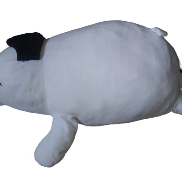 White and Black Puppy Dog Super Soft Squishy Stuffed Animal Beagle Plush Large - Picture 2 of 13